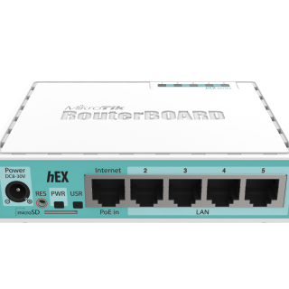 MikroTik - hEX - ETHERNET ROUTER