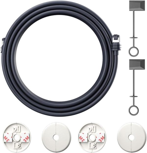 33Ft(10M) Starlink Cable For Starlink Gen 3 - Waterproof, Fast, And Stable Replacement Cable For Starlink Gen 3 Rectangular Antenna.(Includes Starlink Cable Protector And Wall Grommet)