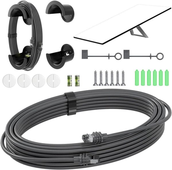 Starlink Gen 3 Cable, 150Ft/46M Starlink V3 Standard Replacement Cable For Starlink Rectangular Satellite Starlink Cable Extension For Starlink Internet Kit Satellite -Waterproof