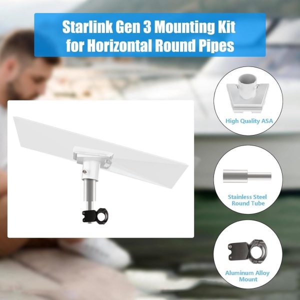 Router Wall Mount For Starlink Gen 3 Mount For Starlink Rv Mount, Rv Ladder Starlink Gen 3 Mount - Image 5
