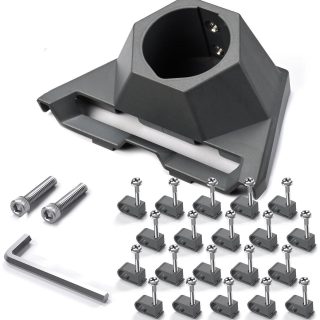 Yescom Starlink Mini Roof Mount Pivot Mounting Kit Heavy Duty Adjustable Angle Bracket Pole Adapter