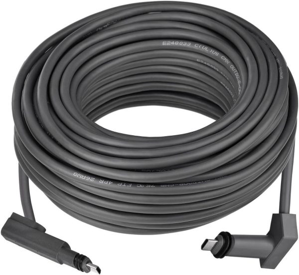 Allmaybe 75Ft Cable Antenna For Starlink Rectangular Satellite V2, 75Ft Starlink Replacement Cable Starlink Extension Cable