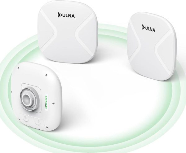 3 Pack Wireless Bridge Gigabit Wifi Bridge Outdoor, Dual Band Point To Point Wireless Bridge, Wifi 5 Wireless Access Point, 5Km Long Range Extend Internet To Shop Barn Farm, 4X15Dbi Antenna, Ip65
