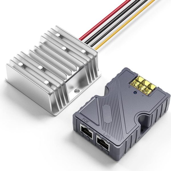 Xlttywl Starlink Gen 3 Poe Injector - 320W Gige Passive Abs Surge &Amp; Esd Protection With Starlink Gen 3 Dc Step Up Converter 12V To 56V/3A Cable Grommet,168W Compatible With Starlink V3 Dishy - Image 2