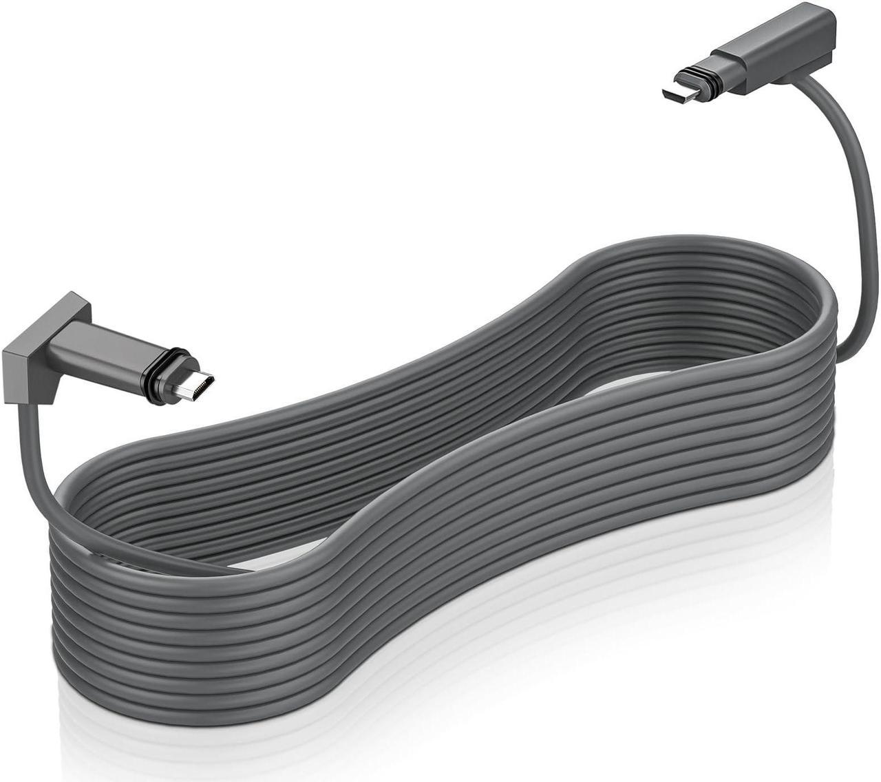 Lekvkm Starlink Cable 75Ft For Starlink Actuated Gen 2, Replacement Cable Starlink Rectangular Satellite V2 Waterproof Starlink Extension Cables With End Caps Gray