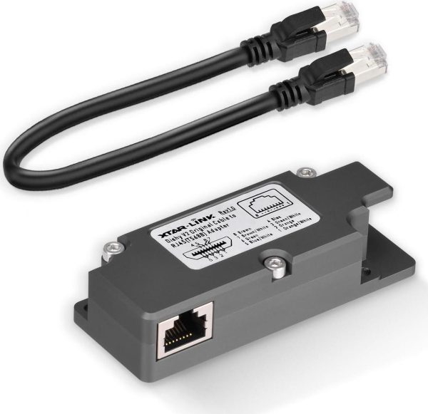 Liofyn Starlink Dishy Cable To Rj45 Adapter For Connecting Starlink Gen 2 To Poe Injector, Shielded Cat8A Ethernet Cable Included