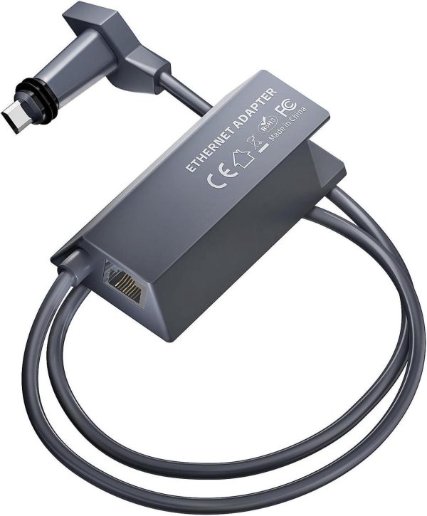 Starlink Ethernet Adapter Gen 2, Starlink Ethernet Adapter Satellite Internet V2 For Rectangle Dish Wired External Network, For Starlink Adapter To Rj45 Wifi Router, Fast &Amp; Stable Network Connection