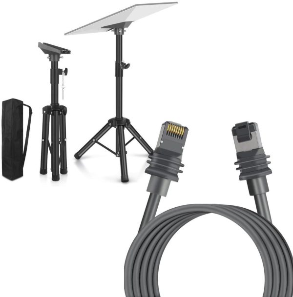 Daqa Tripod Mount, 150Ft Cable For Starlink Gen3