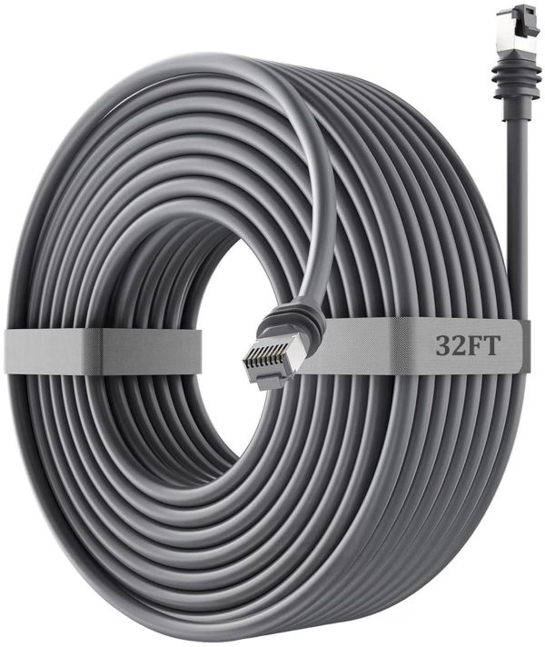 Lookdnds Starlink Gen 3 Cable 32Ft Ethernet Extension Cable Waterproof Satellite Replacement Standard V3 Cable For Starlink, Star Links Internet Routing Kit Cable Sata Cable Accessories