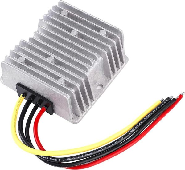 12V To 48V Dc Step Up Converter, Eagwell Dc Converter Regulator 6A 288W Power Supply Adapter For Golf Cart Club Car Truck Vehicle Boat Solar System