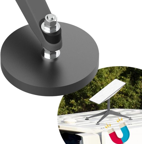 Wuutyty Starlink Magnetic Roof Mount, Starlink Magnet Mounting Kit, Starlink Mounting Kit, Starlink Roof Mount, Starlink Pole Mount, For Starlink Internet Kit Satellite,Starlink Accessories
