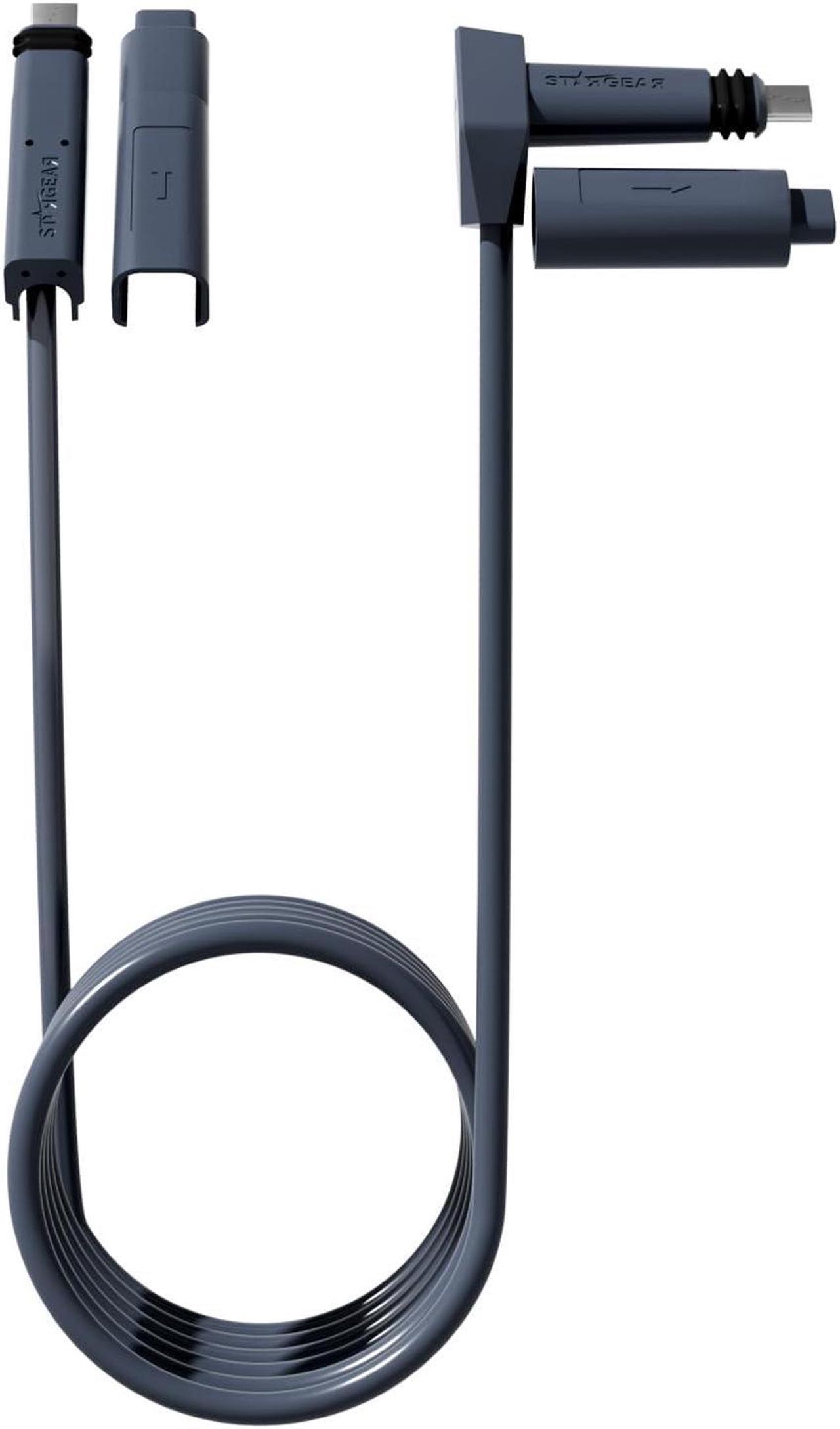 Proecolink Starlink Gen 2 Cable 301.8 Ft/92M Rectangular Satellite V2 Kit Replacement Cable, Extension With End Cap Dustproof Starlink Accessories Waterproof Gray Speeds Up To 1200Mbps - Image 5