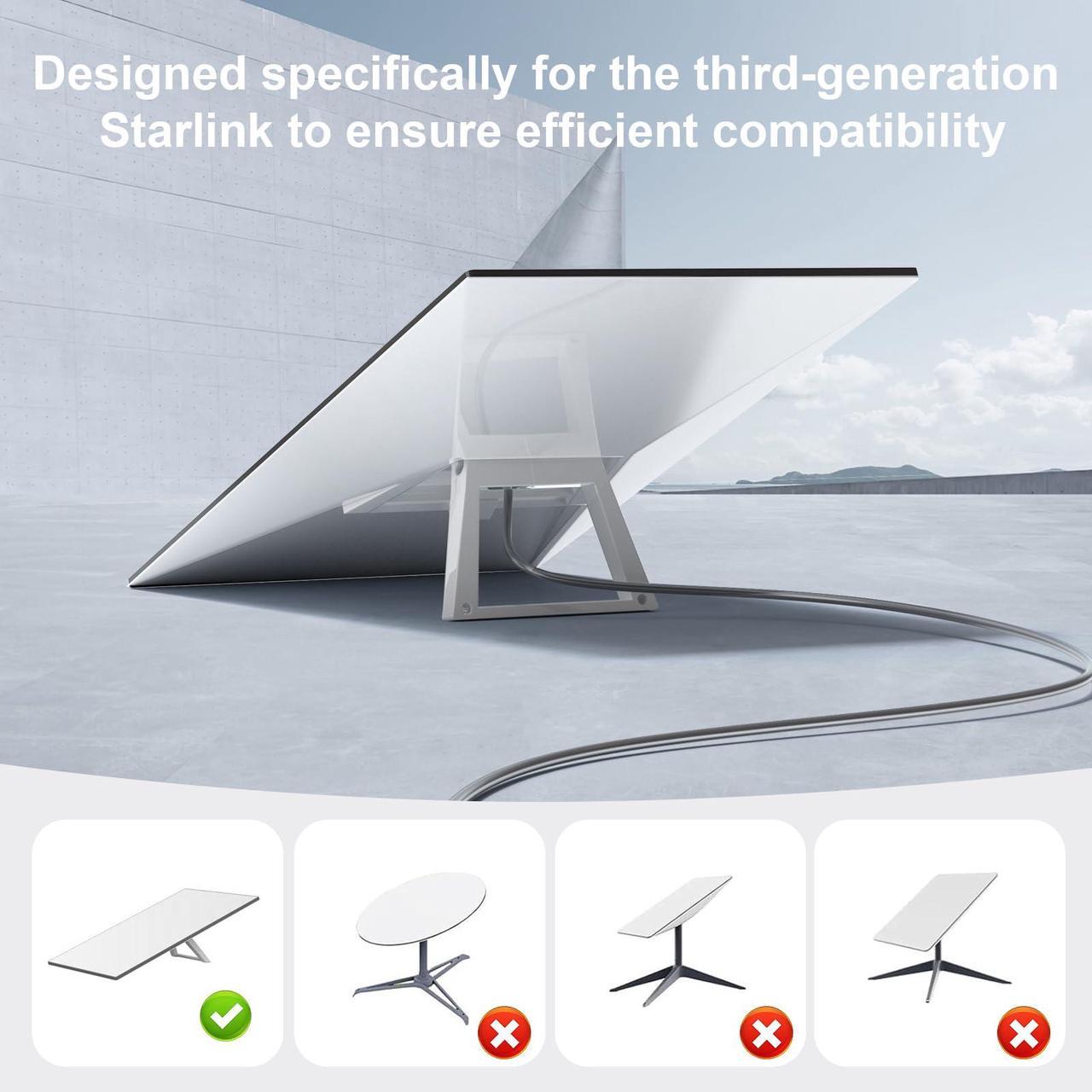 Ningdefly Starlink Gen 3 Cable Gen 3 Cable Compatible With Starlink Gen 3 Available In 6.5Ft 30Ft 50Ft 100Ft 150Ft Lengths - Image 4