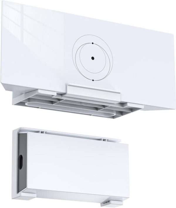 Msaff Starlink Gen 3 Router Mount + Starlink V3 Power Supply Brackets Holder - Star Link Internet Kit Satellite, Signal Integrity Space Saving, Abs Stability Wall Holder