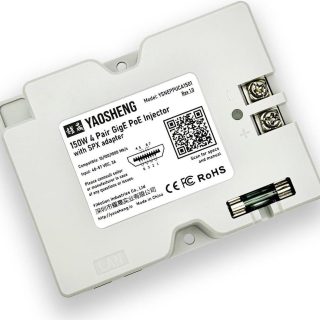 YAOSHENG 150W 2-in-1 PoE Injector + SPX Cable Adapter for Residential Starlink