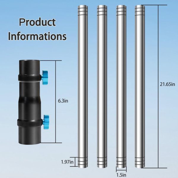 Dnshorix Starlink Pole Mount, Starlink Rv Mount Kit Features A Durable 1.5'' Diameter Pole, 7Ft Starlink Ground Pole Mount, Starlink Gen 2 Pipe Adapter Included - Image 5