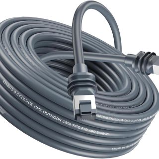 Ablian Starlink Gen 3 Replacement Cable 150FT(46M),Waterproof Starlink Extension Cable V3 for Starlink Internet Kit Satellite V3,Fast & Stable Starlink Ethernet Cable Gen 3/Mini