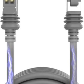 Zinweyton Cable Gen3 75FT for Starlink Gen 3 Standard Kit, Ethernet Cable for Star Link V3 Waterproof Grey