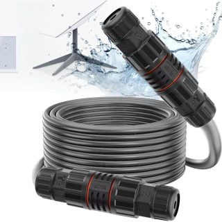 75ft Cable Extension to 150ft Compatible for Starlink IP68 Waterproof