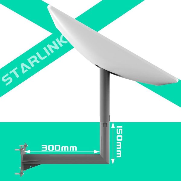 Starlink Mount Kit Bracket For Satellcompatible With V2 Rectangular Dish(Bracket Only) - Image 4