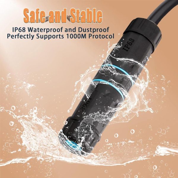 75Ft Starlink Cable Extension Repair Kit Starlink Replacement Cable Extend Original Ip68 Waterproof - Image 3