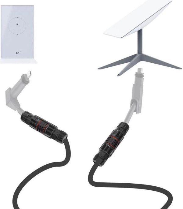 150Ft Starlink Cable Extension Cable For Starlink &Amp; Repair Kit, Extension Starlink Replacement Cable, Ip68 Waterproof. - Image 2