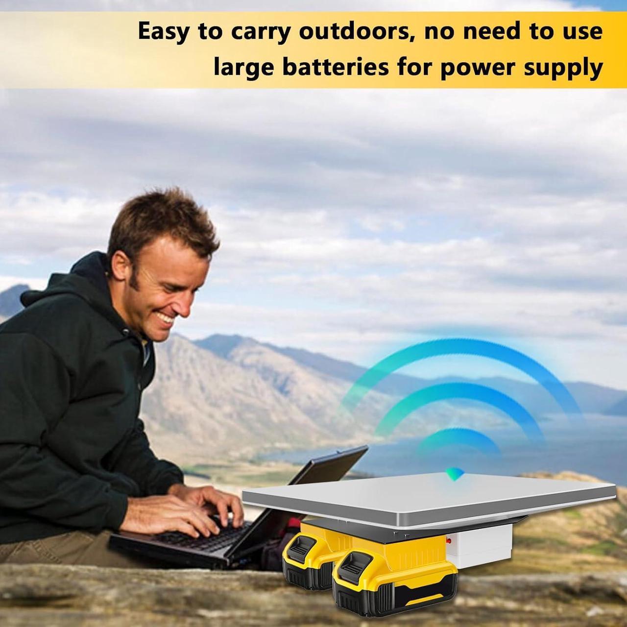 Starlink Mini Battery Adapter For Dewalt Battery, Starlink Mini Battery Pack, Small And Portable Starlink Mini Mounting Kit, Starlink Mini Power Adapter, With Starlink Mini Mount Adapter - Image 4
