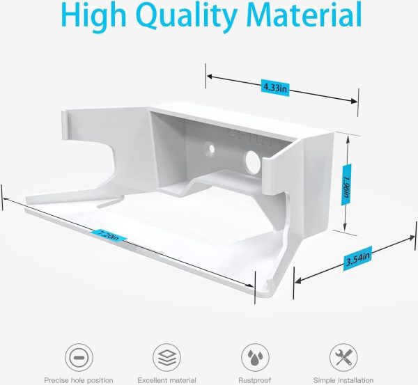 Wall Mount Holder For Starlink Mesh Router V2, Wifi Accessories Bracket For Starlink Mesh Router V2 With Easy Installation And Space Saving By Holaca (2) - Image 3