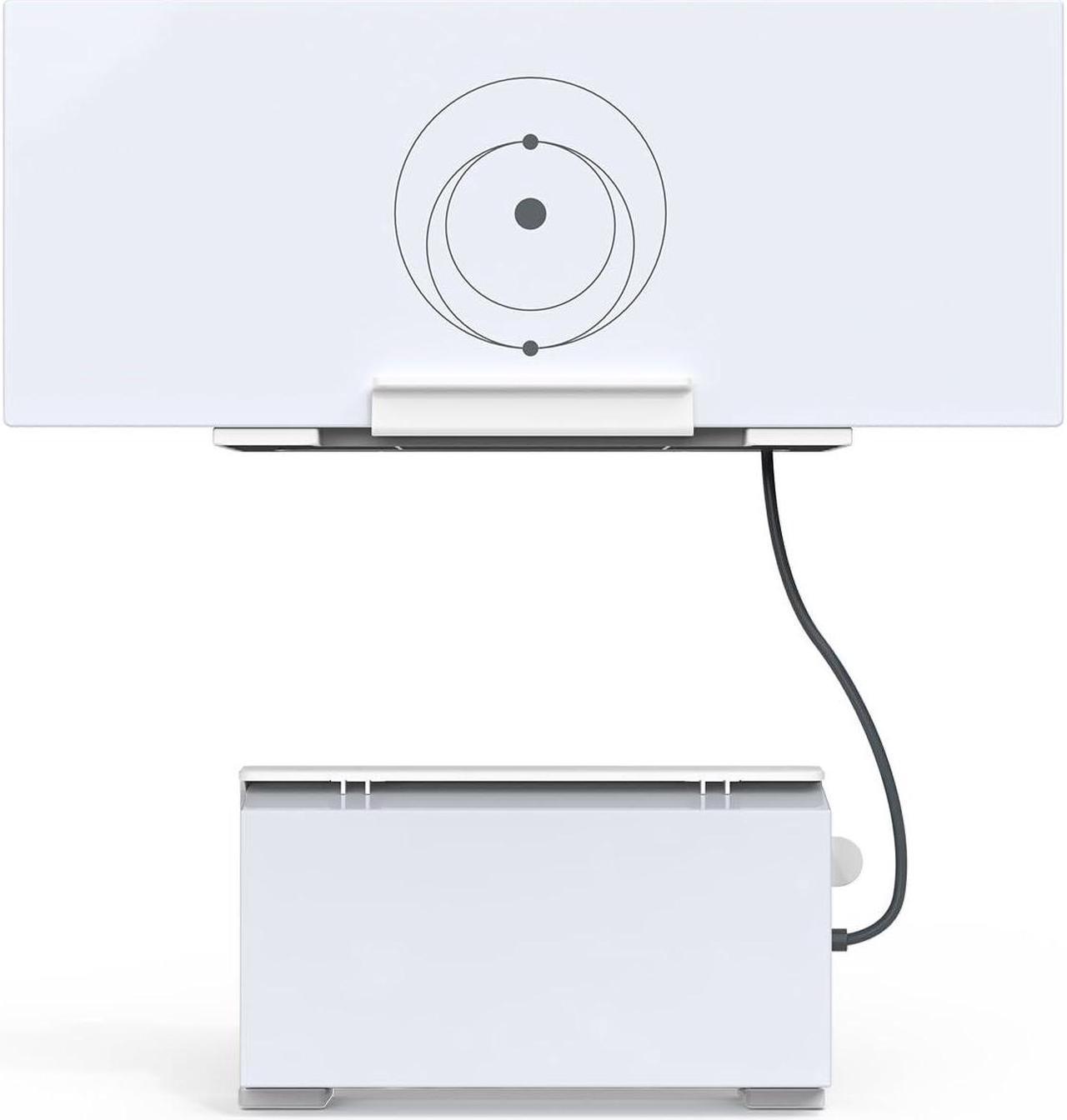 Vomenc Wall Mount Set For Starlink Gen 3 Router And Starlink Power Supply ,Holder Bracket Kit Compatible With Starlink Gen 3 Router And Power Supply,Esay To Install(White)