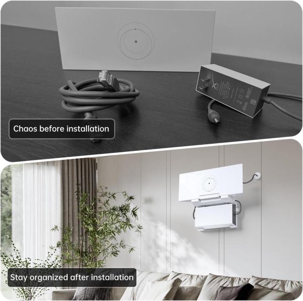 Xlttywl Starlink Gen 3 Mount, All In One Starlink Standard V3 Mesh Router And Starlink Gen 3 Power Supply Mounting Kit With Two Starlink Grommet For Starlink V3&Amp;Gen 3 High Performance Standard Dishy - Image 5