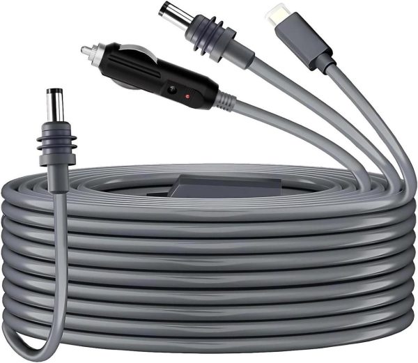 Formipow Starlink Mini Cable, 3-In-1 Multi-Purpose Power Cable For Starlink Mini (Usb C To Dc, Dc To Dc, Car Charger), Waterproof &Amp; Multiple Lengths Available (9.8Ft, 16.4Ft, 32.8Ft)