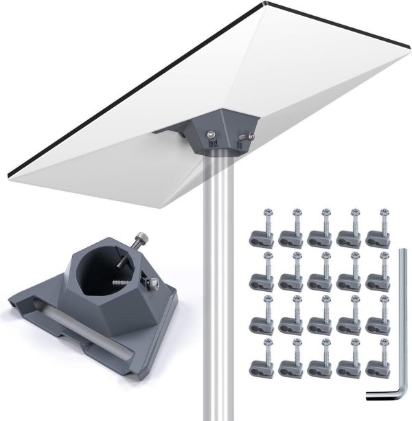 Starlink Mount Gen 3 Pole Mounting Kit (For 32Mm-62Mm Pipes) Star Link Standard V3 Dish Antenna Bracket Adapter With Installation Tools And Cable Clips Linkoostar Gen3 Stand Accessories