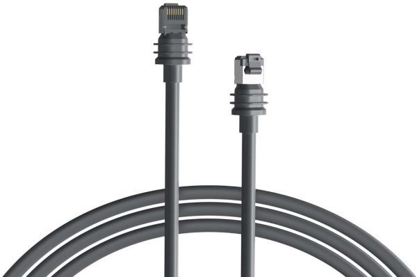 Steinwhale Ethernet Cable For Starlink Standard/Gen 3 And Mini 3M/10Ft, Waterproof Barrel Jack, 26Awg Cat5E 1000Mbps Data Transfer, Outdoor Use, Cold &Amp; Heat Resistant, Replacement Extension Cable