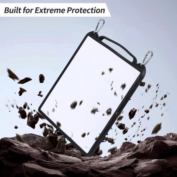 Starlink Mini Case Cover, Silicone Protector With Hook To Hang Starlink Mini On The Backpack For Non-Stop Signal Black - Image 4