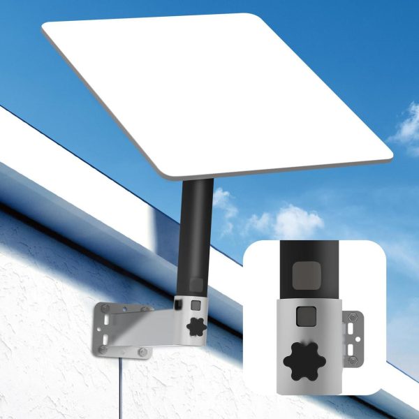 Starlink Gen 2 Long Wall Mount, Starlink V2 Heavy Duty Pivot Mounting Kit,With Fixing Screw For Safe Protection,Compatible With Starlink V2 Standard Actuated &Amp; High Performance Dish