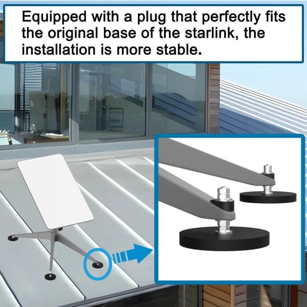 280Lb Starlink Magnetic Roof Mount, Strong Magnet Mounting Kit, Starlink Mounting Kit, Starlink Roof Mount, For Starlink Internet Kit Satellite (The Starlink Original Mount Not Included!) - Image 3