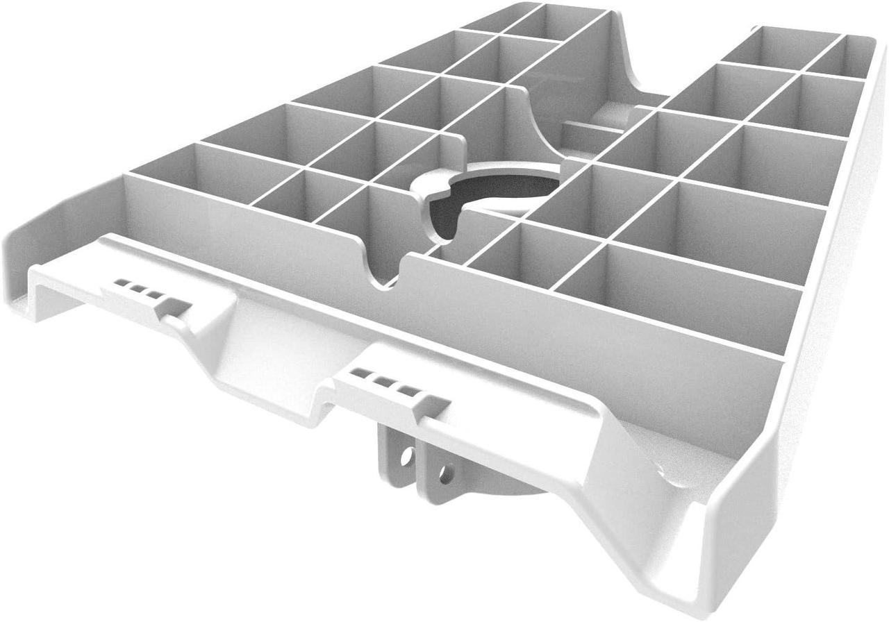 Starlink Gen 3 Pipe Adapter, Starlink Pole Mount For Starlink Gen 3 Standard Dish Mount, Starlink Mounting Kit V3 Plate Roof Mount, Windproof - White