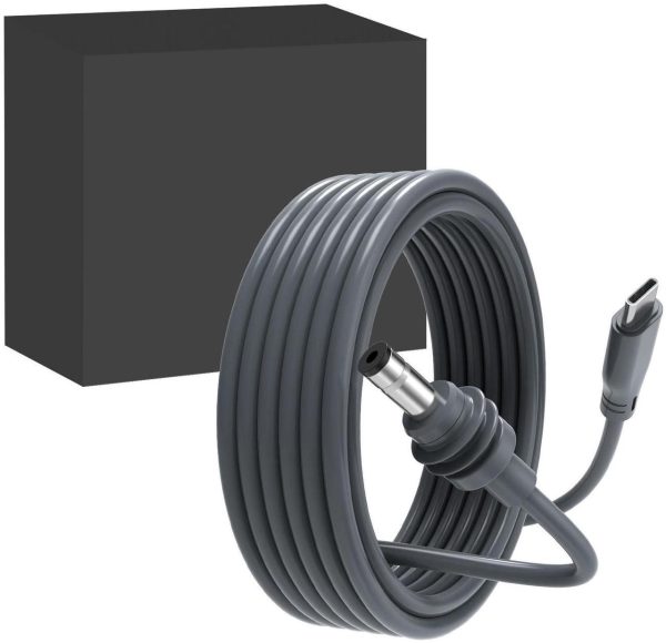 Yxyaozhengyigeyi 10Ft/3M Starlink Mini Type-C To Dc Power Cable, Fireproof Waterproof 20Awg Usb-C To Dc Replacement Cord For Starlink Mini Dish
