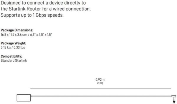 Starlink Ethernet Adapter New For Satelitte V2 Dish! - Image 4