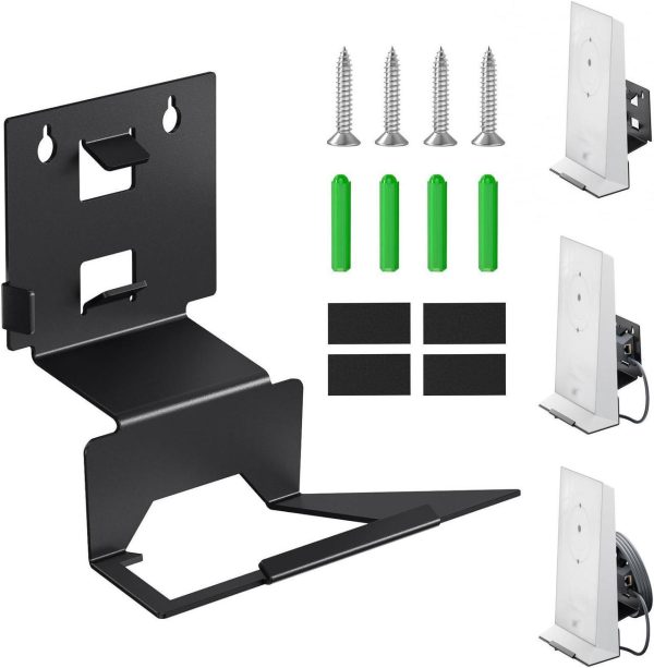 Generic Router Wall Mount For Starlink, Astronisync Stylish Pole Mount For Starlink, Stable Mount Alloys And Rustproof Coating, Eliminates Tangled Cables For Starlink Internet Kit Satellite