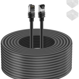 INEAUTO Starlink Gen 3 Cable - 150FT/46M, Replacement Extension Ethernet Cable for Starlink V3, 24AWG Wire, Waterproof, Durable & Compatible with Starlink Generation 3
