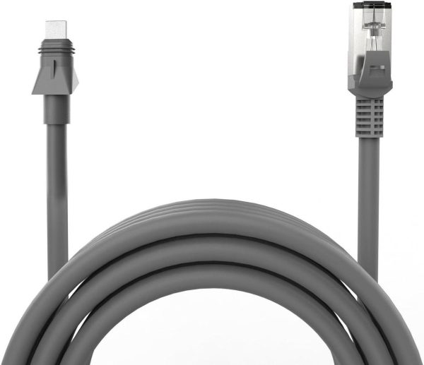 Nurubrm 16.4Ft Cable For Starlink High Performance Waterproof Grey