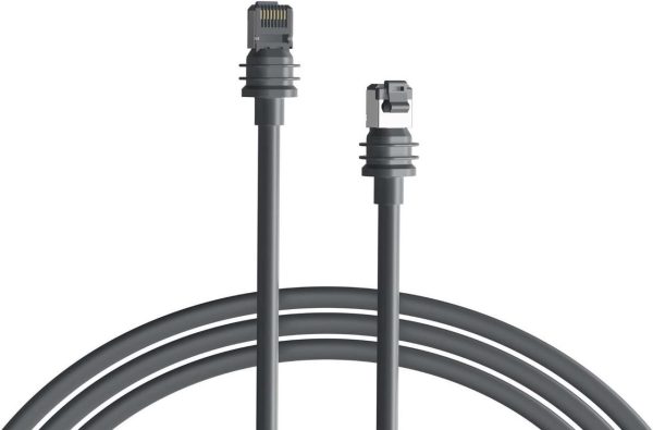 Steinwhale Ethernet Cable For Starlink Standard/Gen 3 And Mini 15M/50Ft, Waterproof Barrel Jack, 26Awg Cat5E 1000Mbps Data Transfer, Outdoor Use, Cold &Amp; Heat Resistant, Replacement Extension Cable