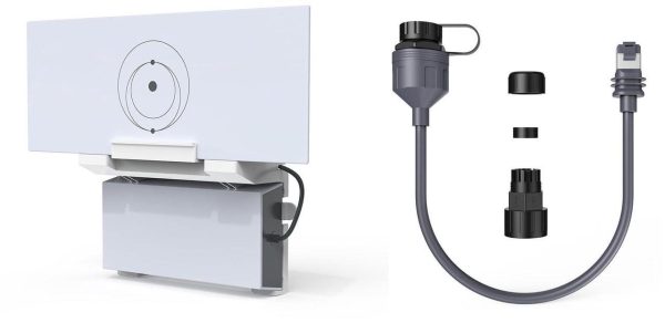Xlttywl Starlink Gen 3 Mount, All In One Starlink Standard V3 Mesh Router And Starlink Gen 3 Power Supply Mounting Kit Withe Ethernet Adapter Gen 3 For Starlink V3&Amp;Gen3 Hp Standard,Utr-32