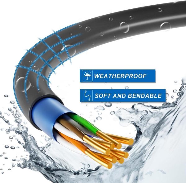 Elfculb Starlink Rectangular Satellite V2,75Ft Starlink Replacement Cable Starlink Extension Cable - Image 3