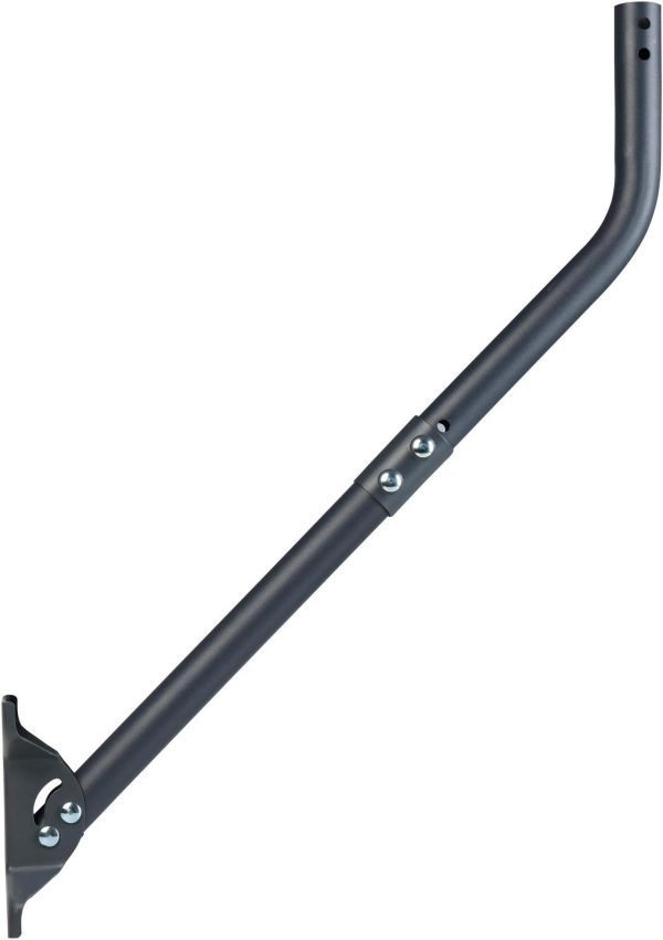 Cekay Universal Mounting Pole (Diameter 1 1/2&Quot;, Length 35&Quot;) - J Pole Mount For Antenna &Amp; Starlink Dish &Amp; Weather Station - Adjustable Pivot/Lock Bracket For Wall, Eave Or Roof Mounting