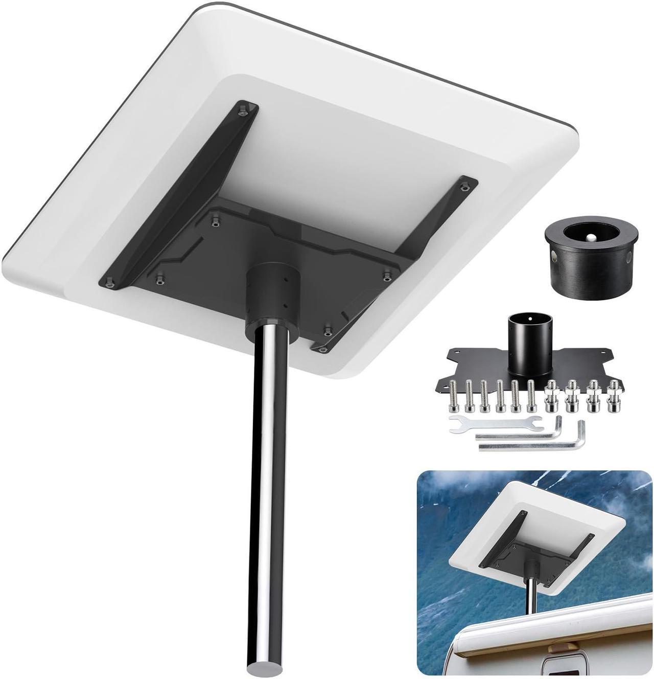 Starlink Mounting Kit, Heavy Duty Starlink Flat High Performace Mount - Starlink Pole Mount, Dual Protection Starlink Roof Mount, Starlink Wall Mount For Satellite (Flat High Performace)