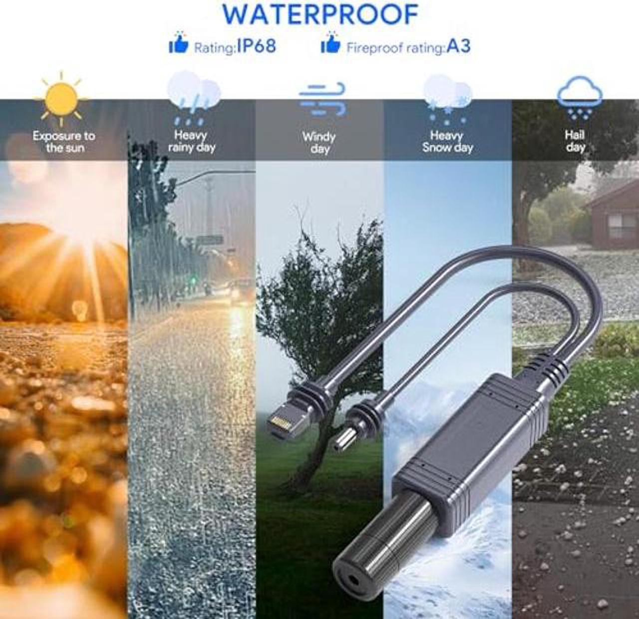 Survadv Starlink Mini Power Kit, 150W Gige Passive &Amp; Esd Protection With 110-260V Ac Power Supply (48V/3A) &Amp; 12V Mini Starlink Adapter Splitter For Starlink Mini Dishy - Image 5