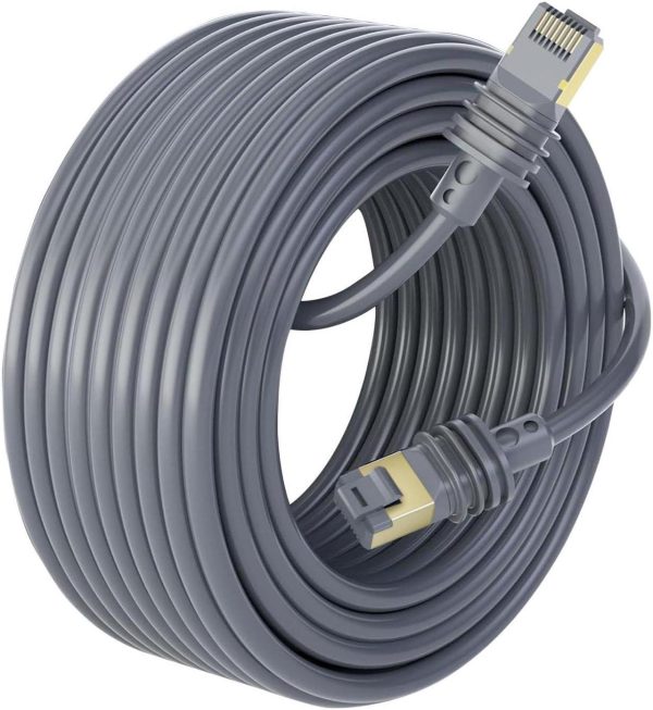 Mitoykus Starlink Cable Gen 3/Mini, 150 Ft Replacement Cable For Standard V3 Starlink Mini Ethernet Cable Extension Waterproof Outdoor Gray