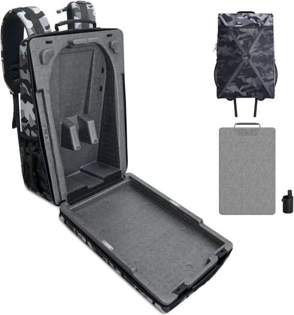 Stargear Starlink Gen 2 Travel Backpack, Waterproof Hard Storage Case With Removable Camo Outer Bag For Starlink Actuated V2 Accessories Store